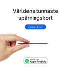 Ultratunt smart spårningskort för plånbok och resa