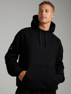 Rese-hoodie i flygplansläge