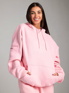 Rese-hoodie i flygplansläge
