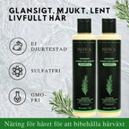 Ekologiskt rosmarinschampo för hårväxt
