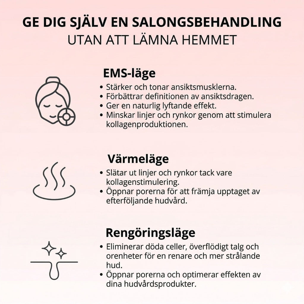 Nova 7-i-1 LED-enhet för ansiktsskulptering
