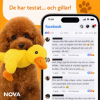 NOVA™ Anti-Stress Anka — Lugnande Plyschleksak för Hund