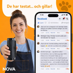 NOVA™ Pälsborste — Effektiv Hårborttagning för Hund &amp; Katt