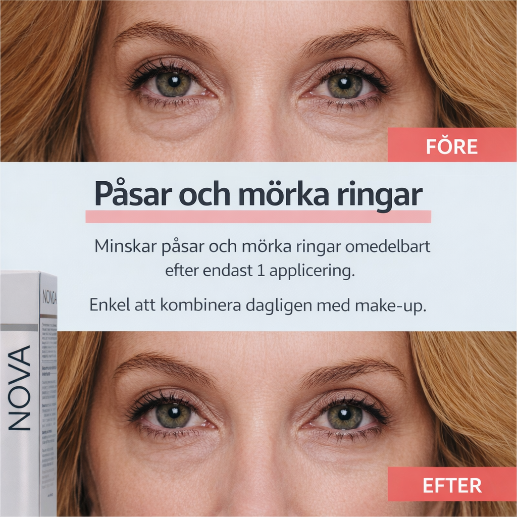 NOVA Påsar & Mörka Ringar – Ögonkräm Omedelbar Effekt