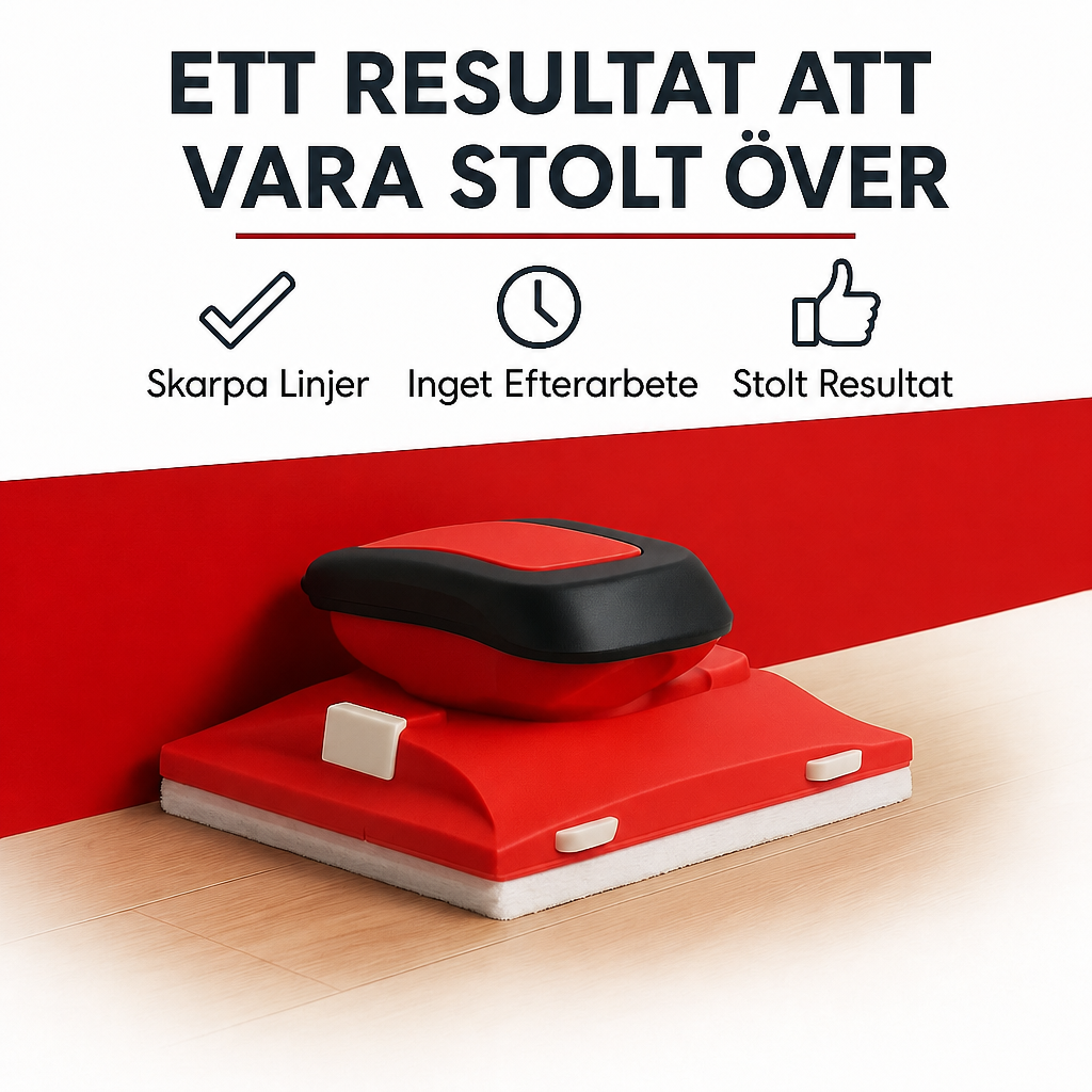 EdgeFlow Målarguide — skarpa kanter utan tejp