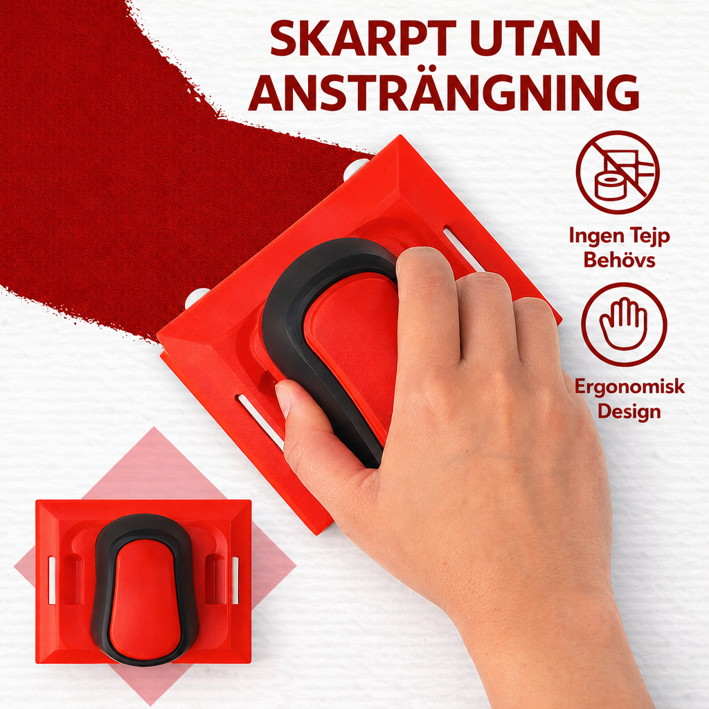 EdgeFlow Målarguide — skarpa kanter utan tejp