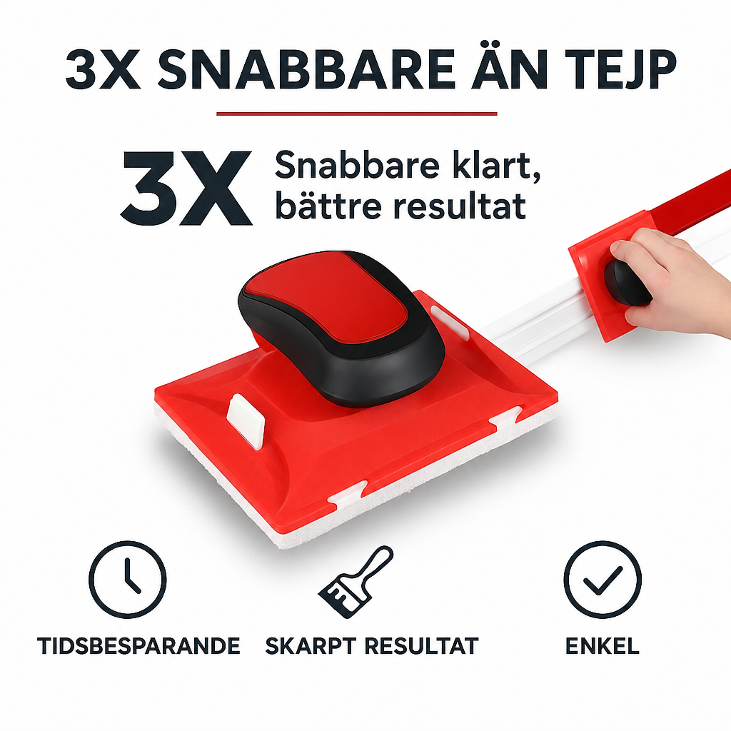 EdgeFlow Målarguide — skarpa kanter utan tejp