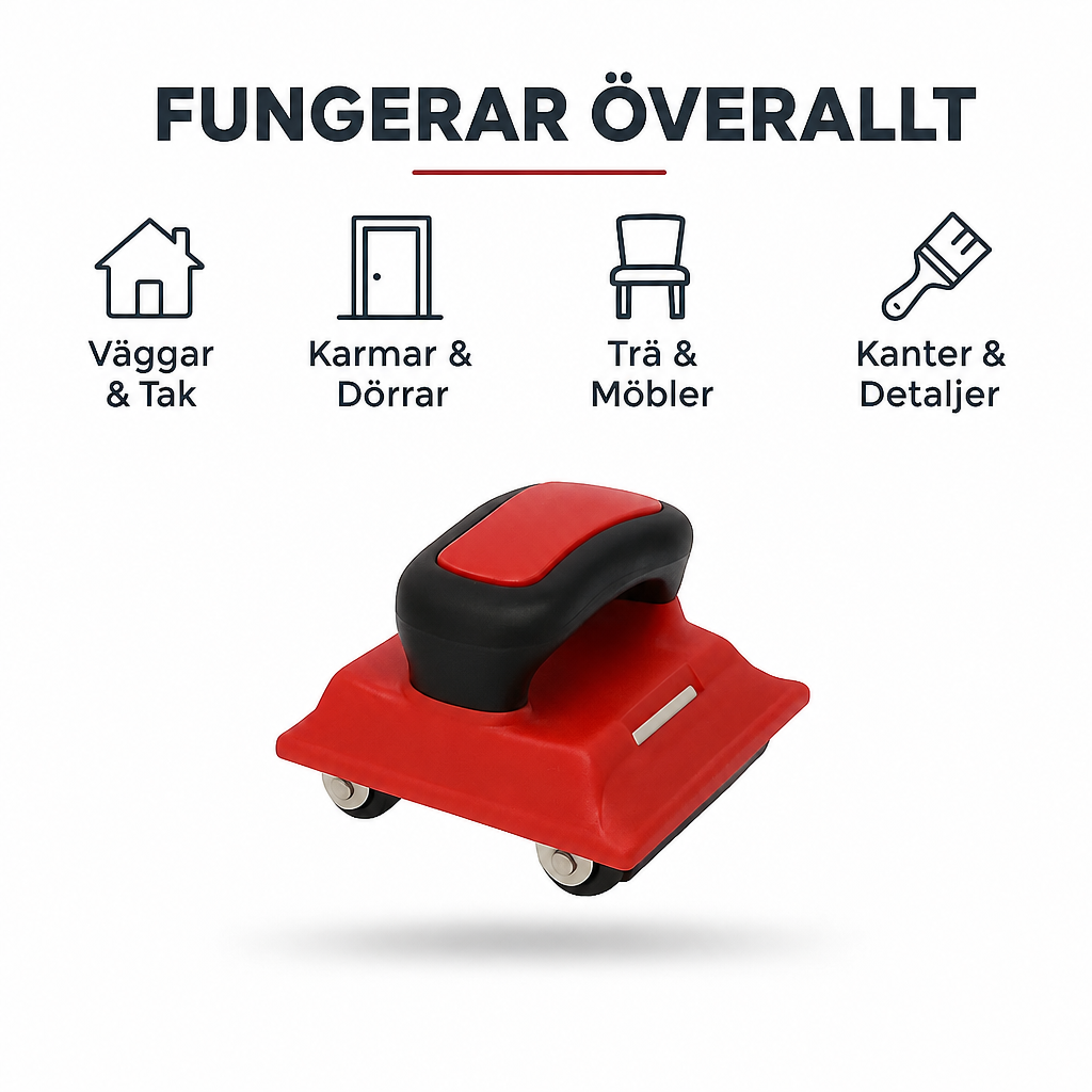 EdgeFlow Målarguide — skarpa kanter utan tejp