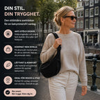 LUNA Axelväska – Stilren & Stöldsäker halvmåneväska