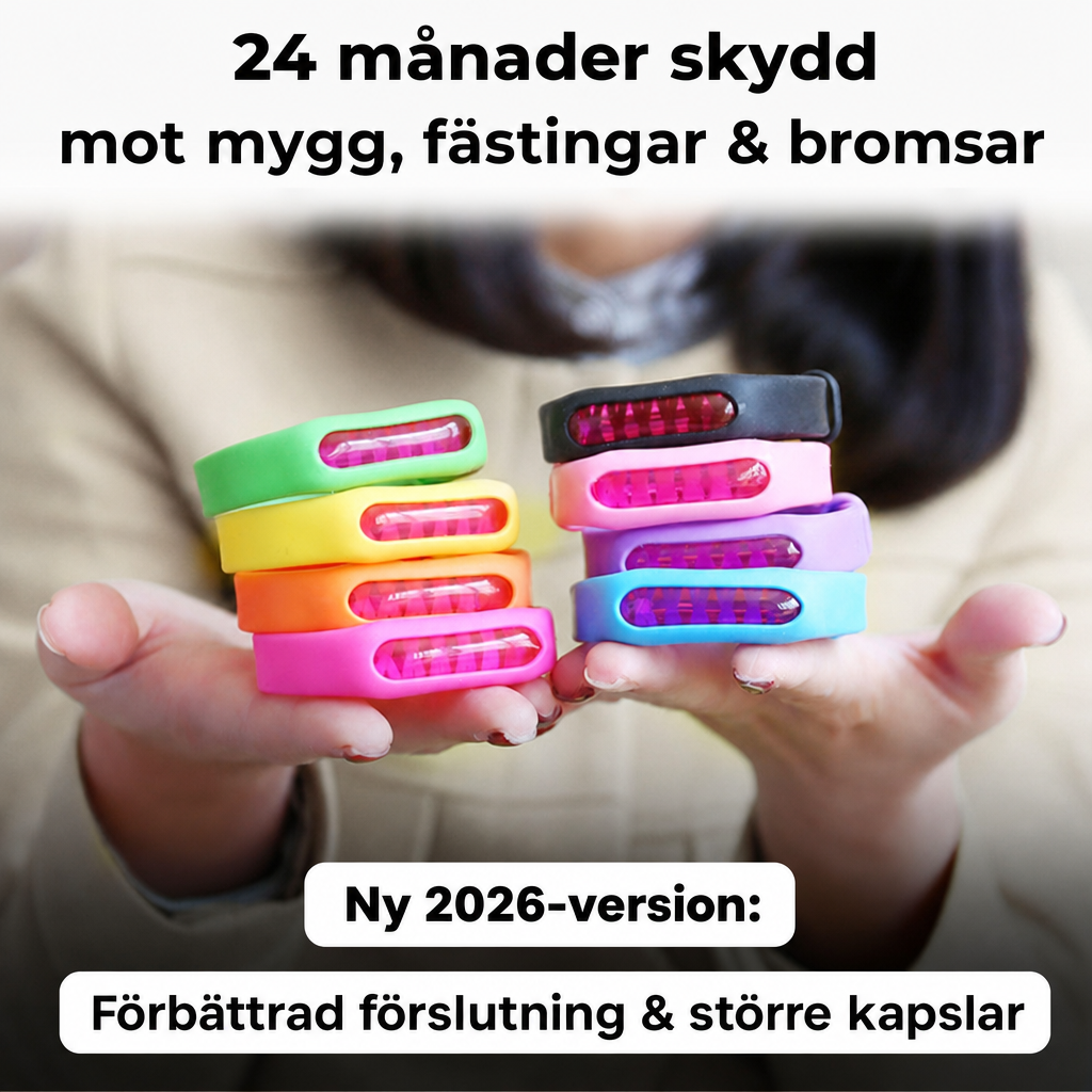 Myggarmband™ – Naturligt Skydd Mot Mygg