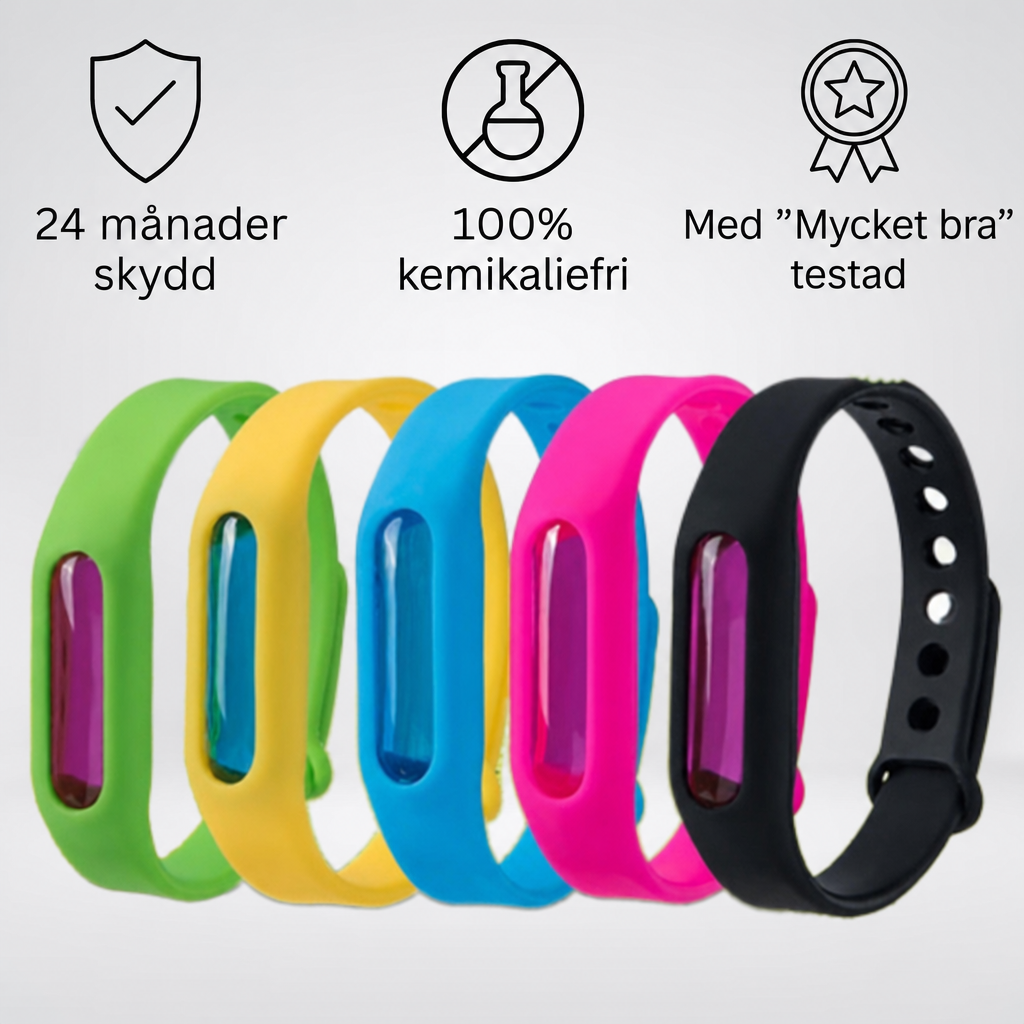 Myggarmband™ – Naturligt Skydd Mot Mygg