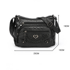 Crossbody-väska i Mjukt PU-läder – Multifack