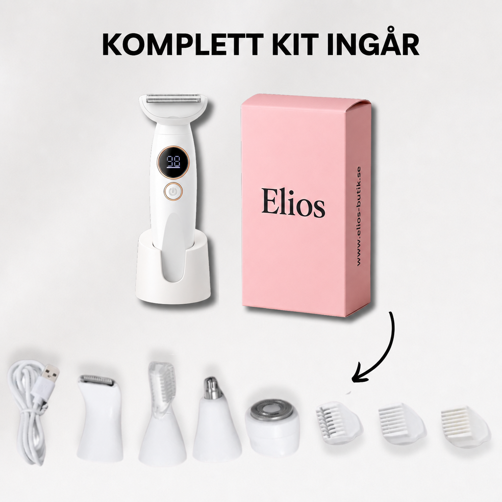 5-i-1 Rakapparat för Kvinnor – Kropp, Bikini & Ansikte