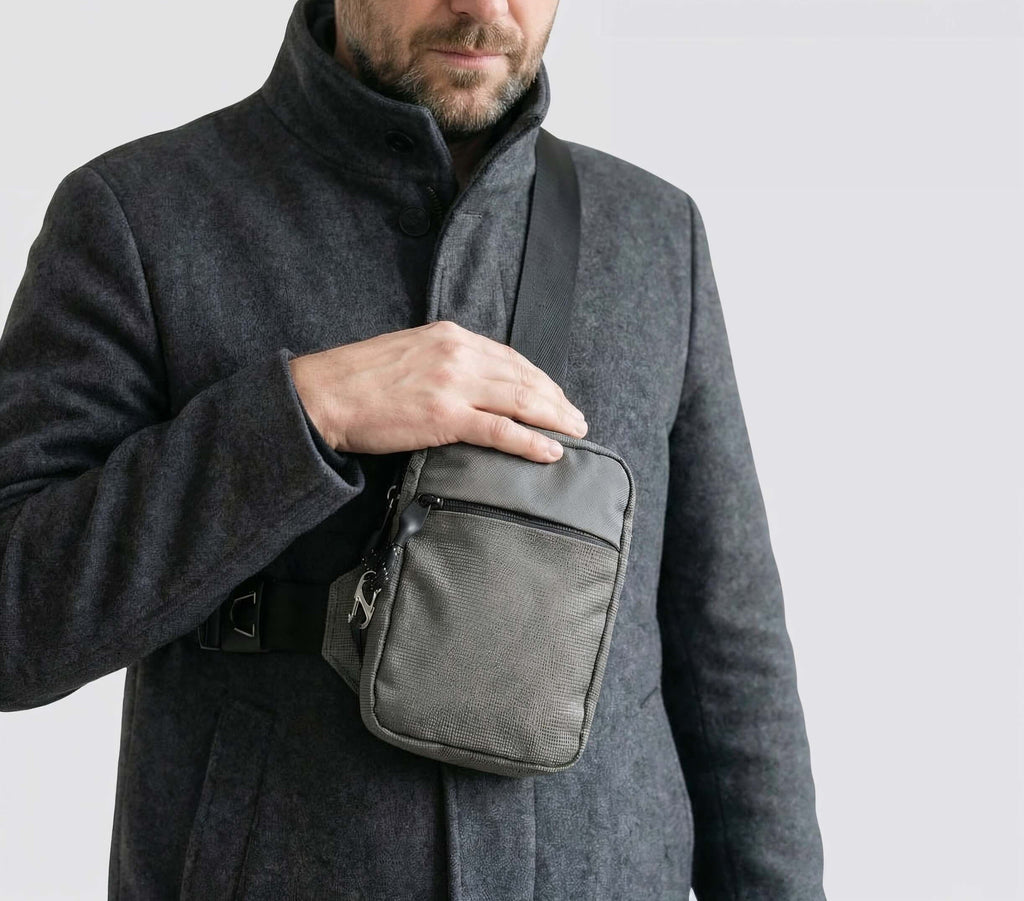 Stöldsäker Sling-väska – RFID-skydd & Säkra Dragkedjor