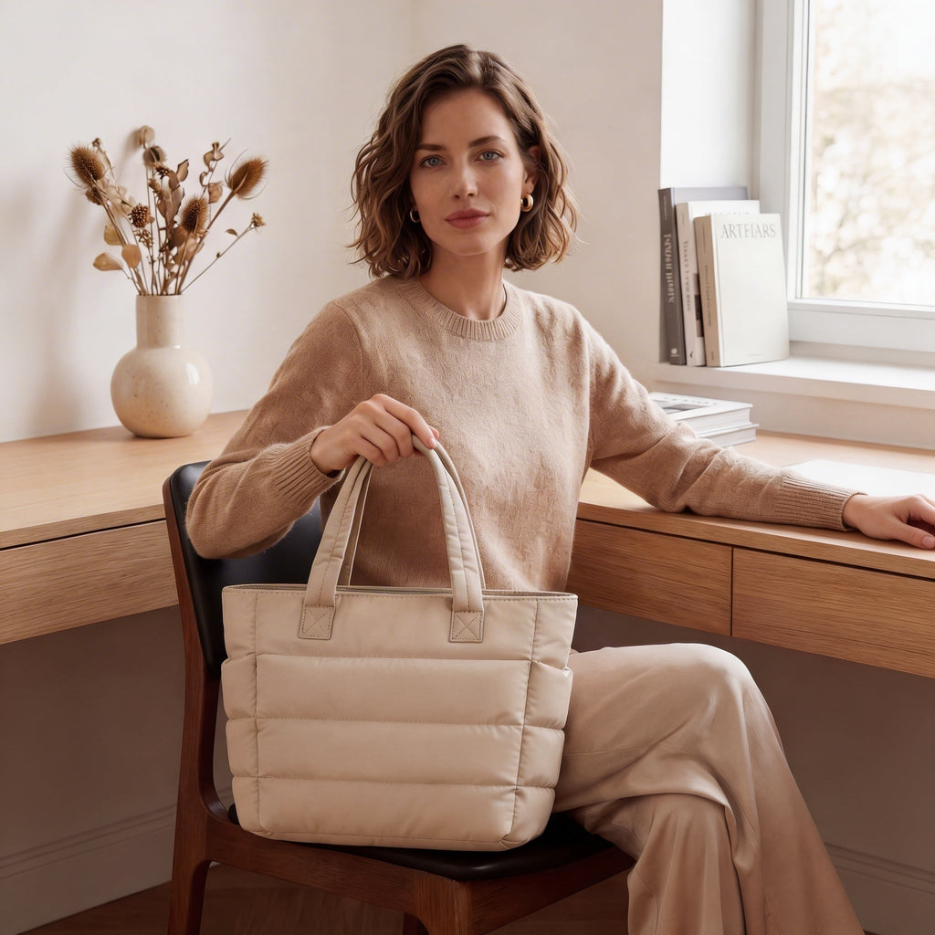 PuffyTote™ – Stilren, rymlig & multifunktionell väska