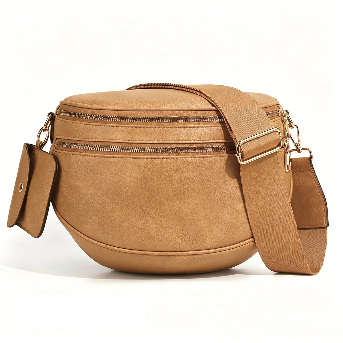 Ounamei Crossbody Midjeväska – Rymlig bältesväska för vardag & resa