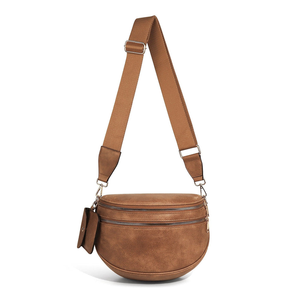 Ounamei Crossbody Midjeväska – Rymlig bältesväska för vardag & resa