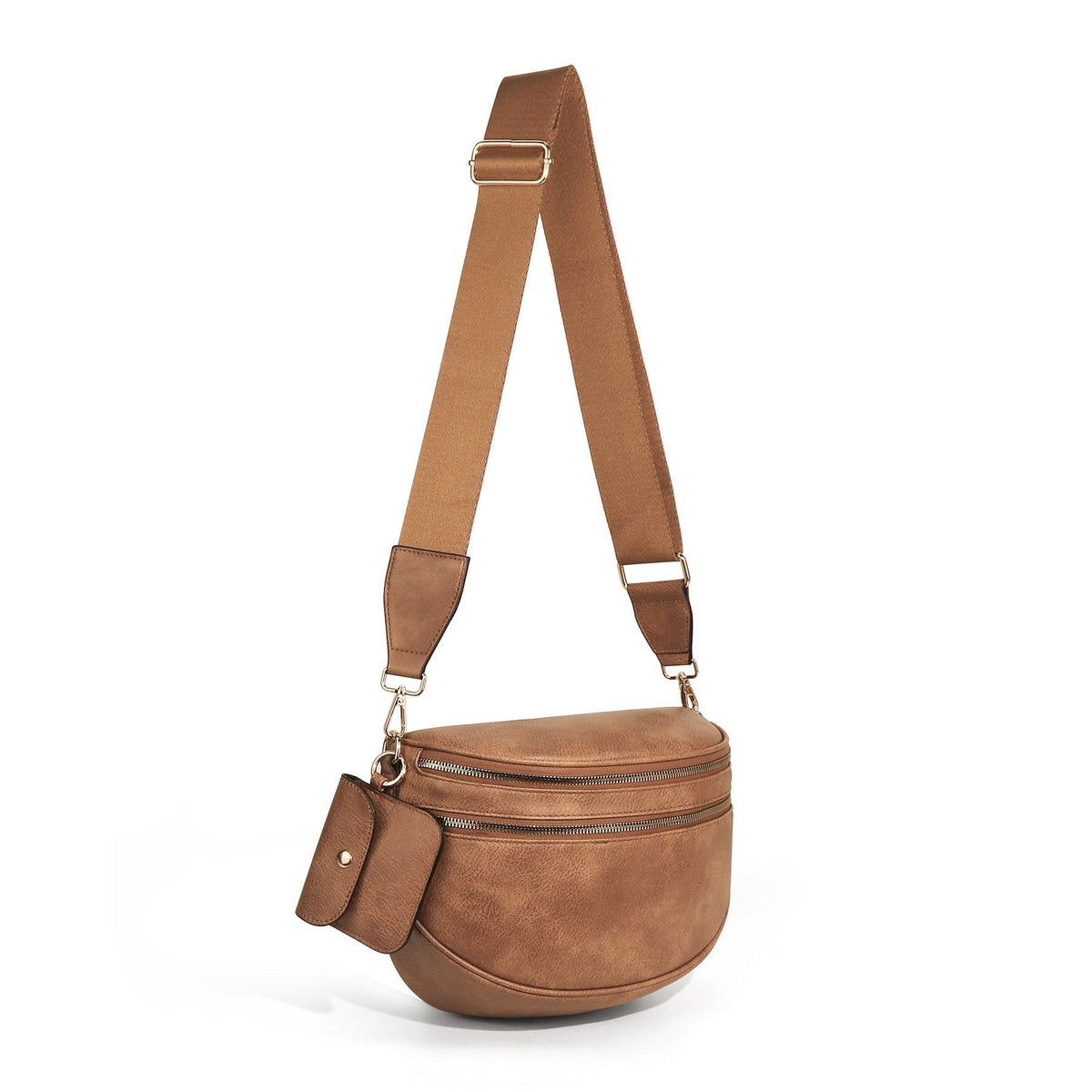 Ounamei Crossbody Midjeväska – Rymlig bältesväska för vardag & resa