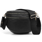 Ounamei Crossbody Midjeväska – Rymlig bältesväska för vardag & resa