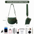 Ounamei Crossbody Midjeväska – Rymlig bältesväska för vardag & resa
