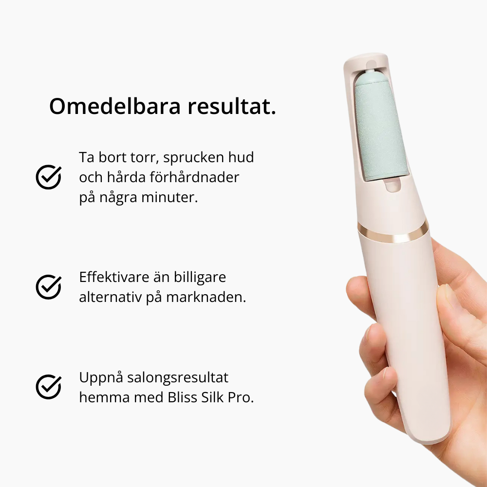 Bliss Silk Pro – Mjuka fötter utan dyra salongsbesök