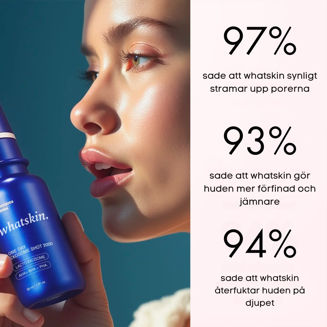 whatskin™ exosome – hejdå skadad hud!
