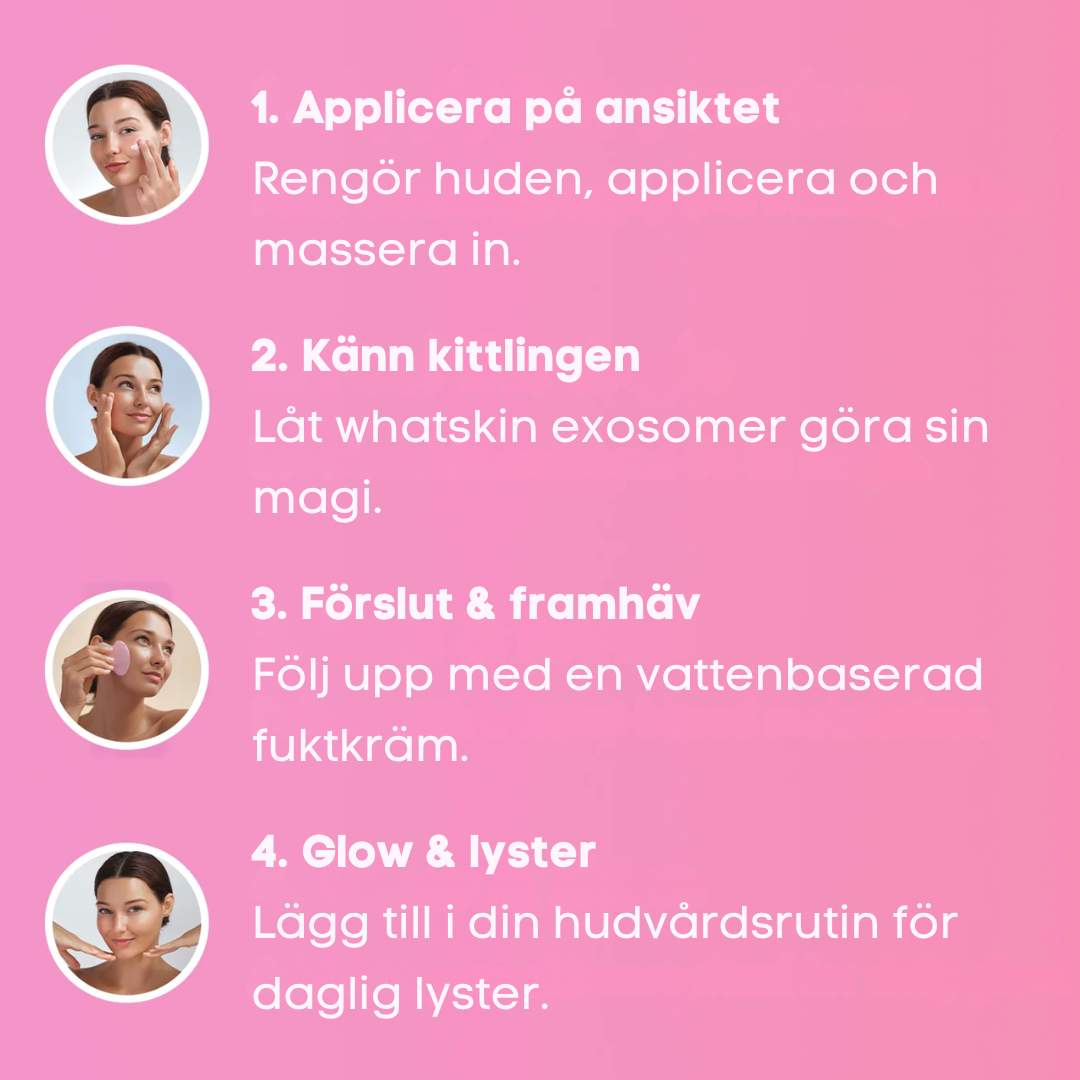 whatskin™ exosome – hejdå skadad hud!