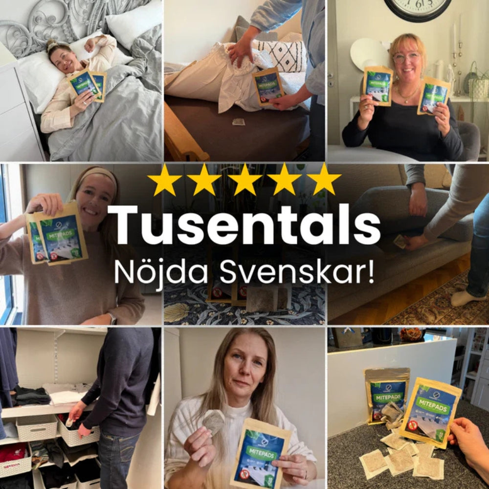 MitePads - Bli kvitt kvalstren naturligt