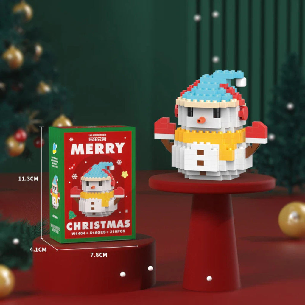 SANTA BYGGBLOCK™ – 12 KREATIVA JULFIGURER FÖR FAMILJEN