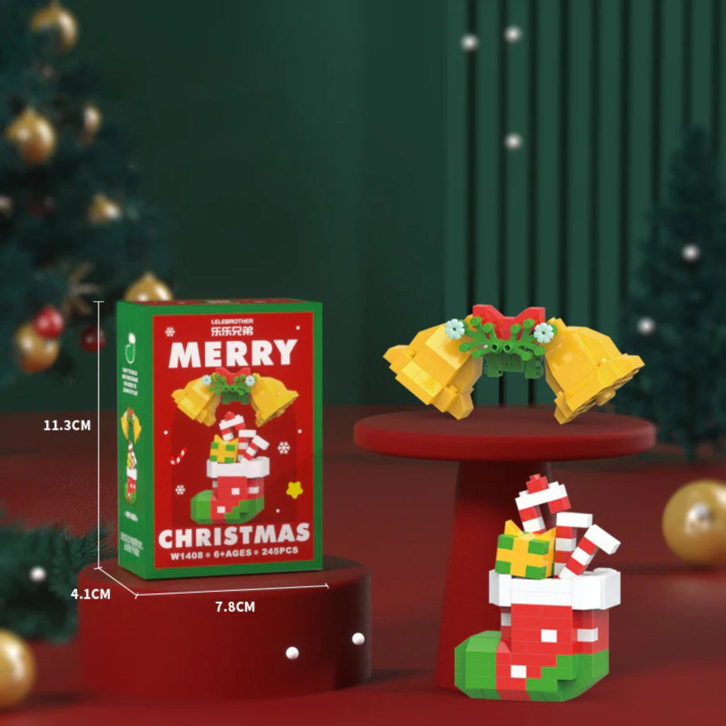 SANTA BYGGBLOCK™ – 12 KREATIVA JULFIGURER FÖR FAMILJEN