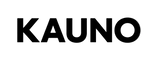 KAUNO logo in black lettering
